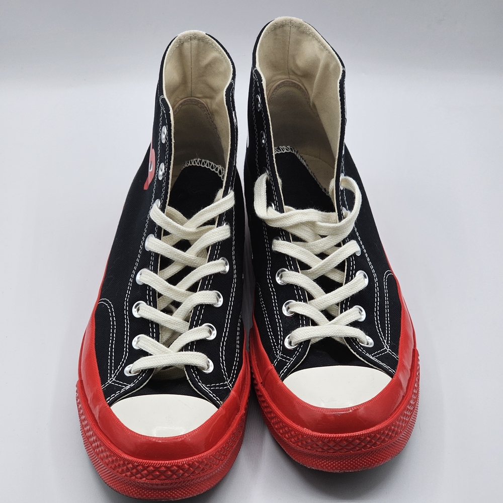Converse x Comme des Garçons PLAY Chuck Taylor High Top Unisex Sneakers Black